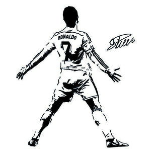 Ronaldo back - view goal celebration temporary tattoo - 2 | Temporalis