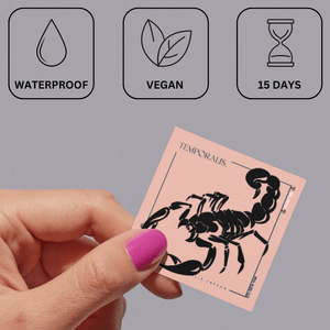 Skorpion 3 - Temporalis® - Tymczasowy tatuaż