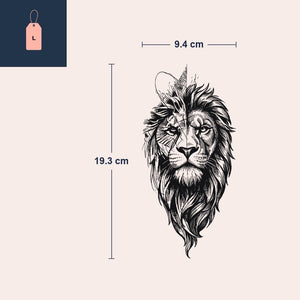 Sketch Lion Head Tattoo - 4 | Temporalis