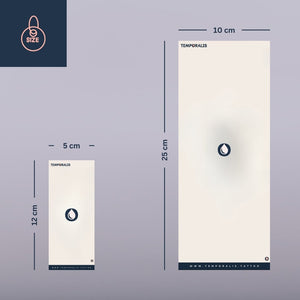 Snake & Flower - XL Tattoo Kit (3 tattoos) 3 - Temporalis