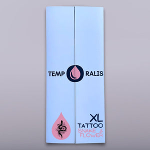 Kit de tatuajes Serpiente XL (3 tatuajes) 1 - Temporalis® - Tatuaje temporal