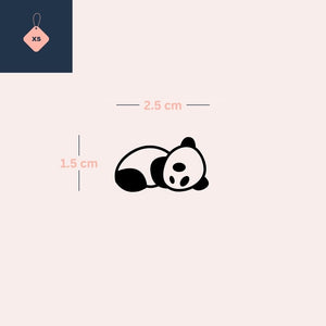 Snoozing Panda 3 - Temporalis® - Tatuaggio temporaneo