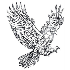 Soaring Eagle Tattoo - 2 | Temporalis