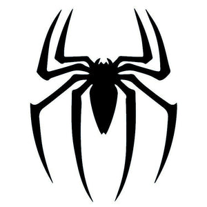 Spider silhouette temporary tattoo - 2 | Temporalis