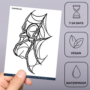 Spider Web Tattoo - 3 | Temporalis