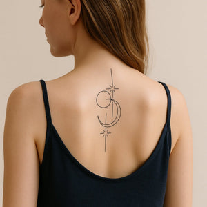 Stellar Harmony 1 - Temporalis® - Tatuaje temporal