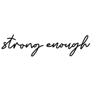 "strong enough" writing 2 - Temporalis