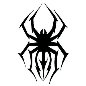 Stylizowany Pająk 2 - Temporalis® - Tymczasowy tatuaż