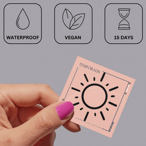 Sunburst 3 - Temporalis® - Tatuaggio temporaneo