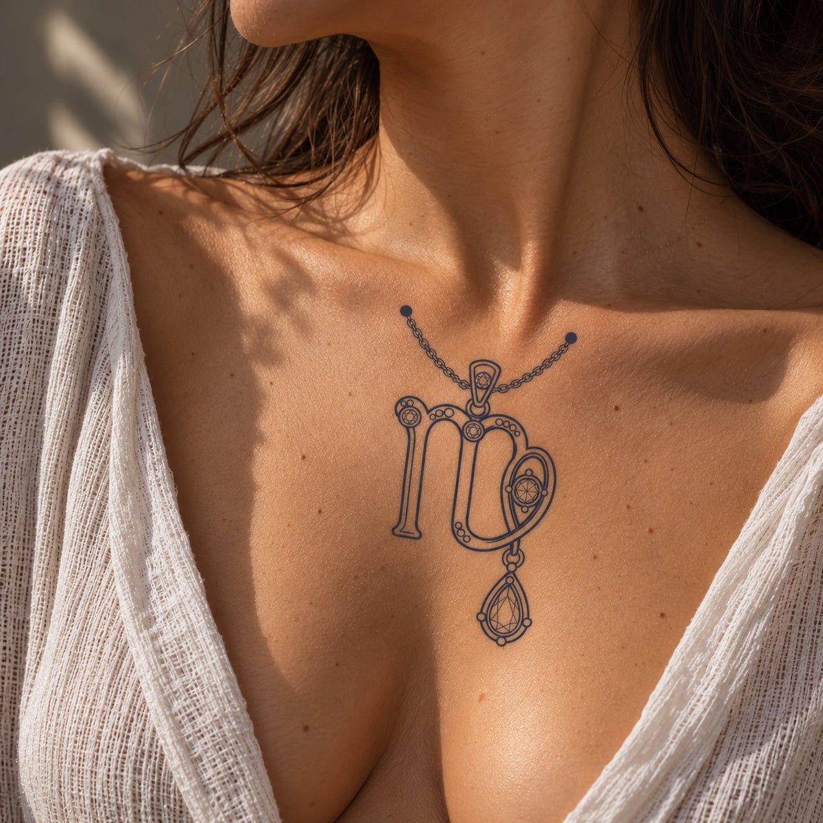 Tatuaggio Zodiaco Gioiello Vergine