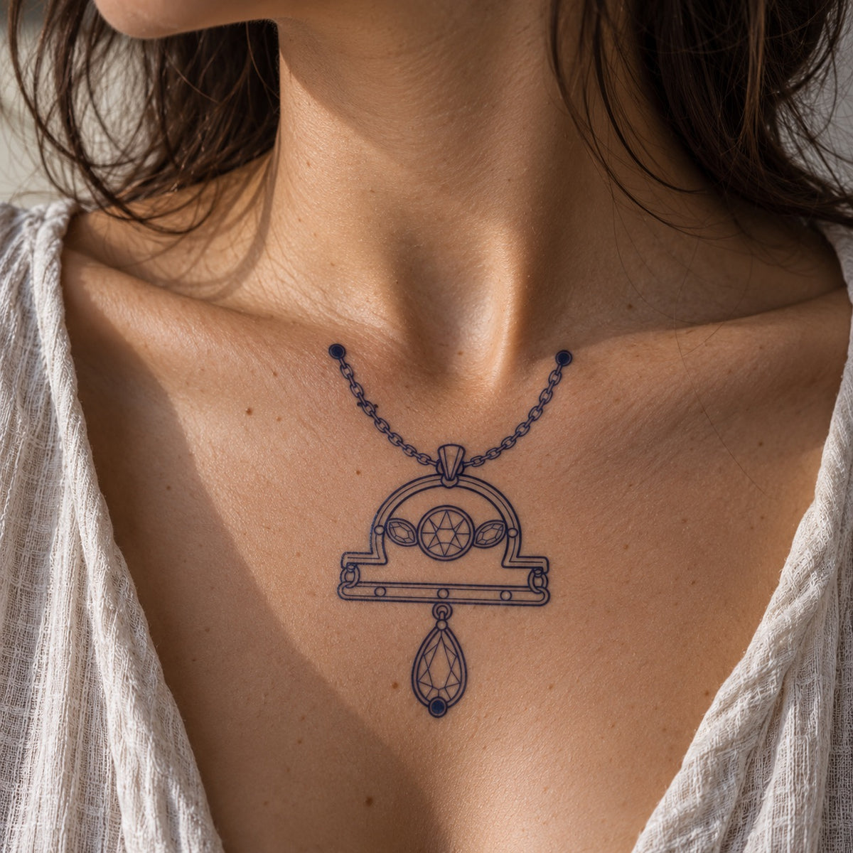 Tatuaggio Zodiaco Gioiello Bilancia