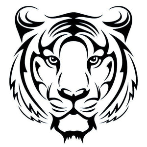 Tiger Head 2 - Temporalis® - Tatuaggio temporaneo