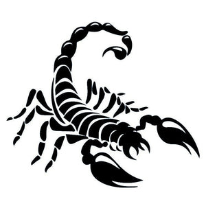 Tribal Scorpion Temporary Tattoo - 2 | Temporalis