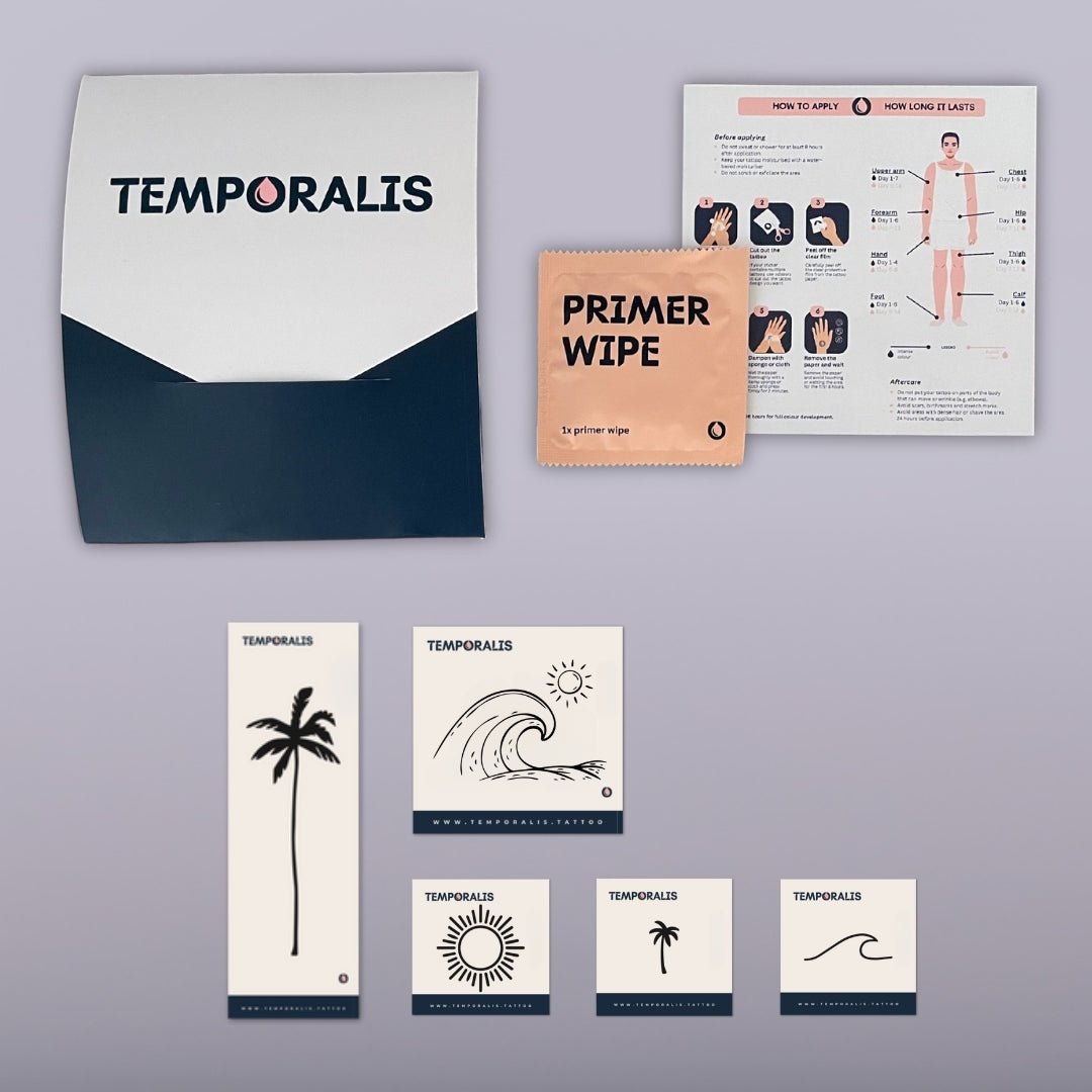 Tropical - Tattoo Kit (5 tattoos) 2 - Temporalis