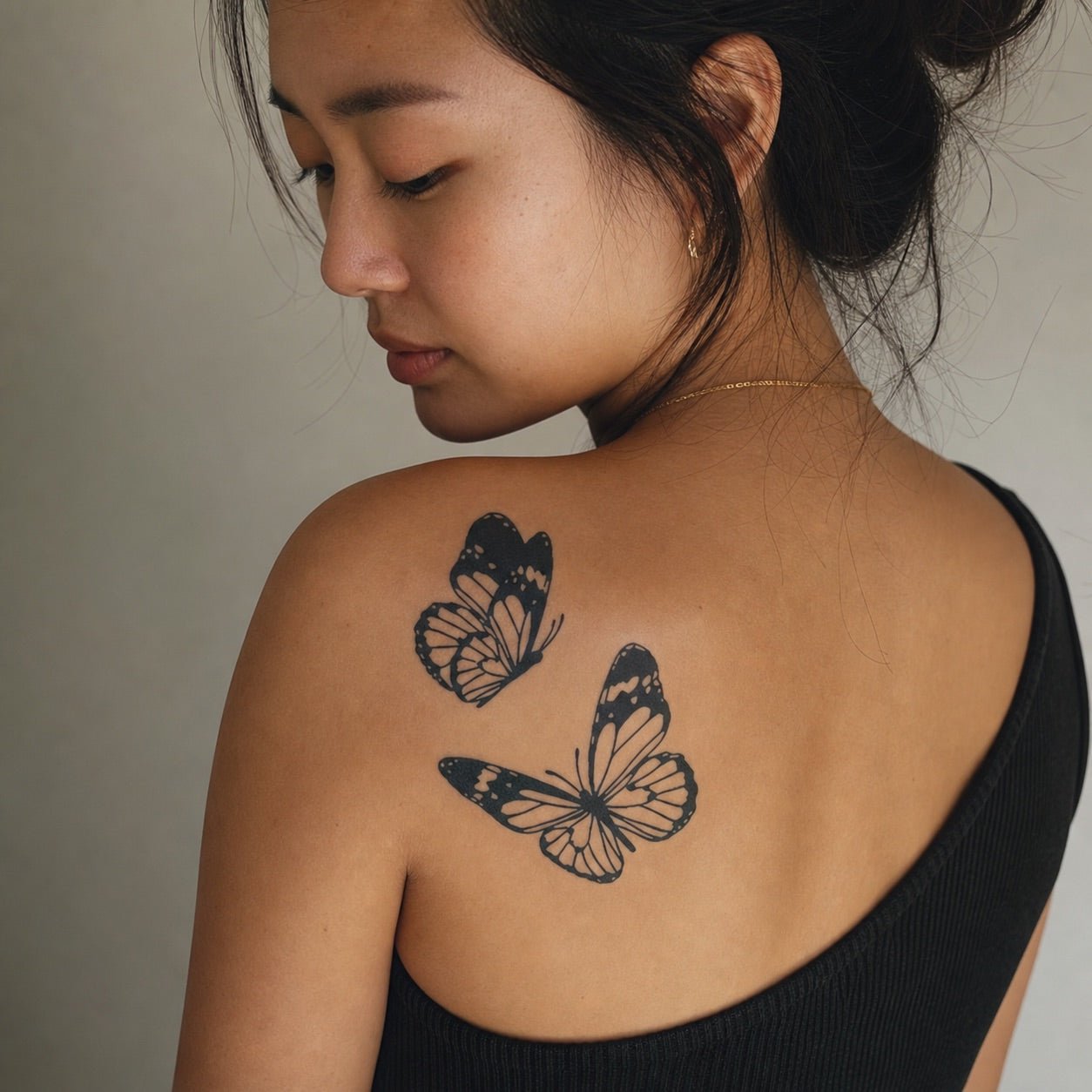 Two Butterflies Tattoo - 1 | Temporalis