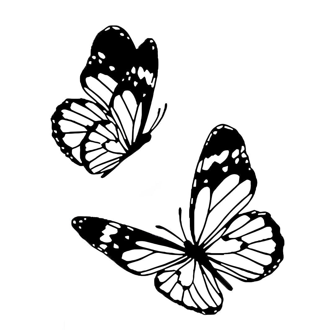 Two Butterflies Tattoo - 2 | Temporalis