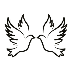 Two Doves Kissing Tattoo - 2 | Temporalis