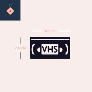 VHS tape temporary tattoo - 4 | Temporalis
