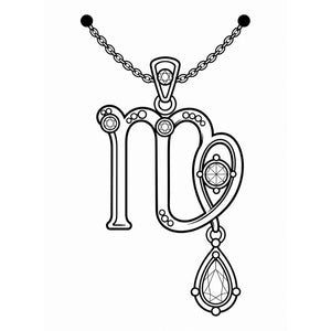 Virgo Jewel Zodiac Tattoo - 1 | Temporalis