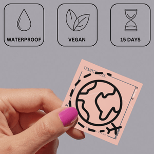 Welttournee 3 – Temporalis® – Temporäres Tattoo