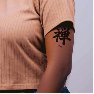 "Zen" Kanji 1 - Temporalis® - Tatuaggio temporaneo