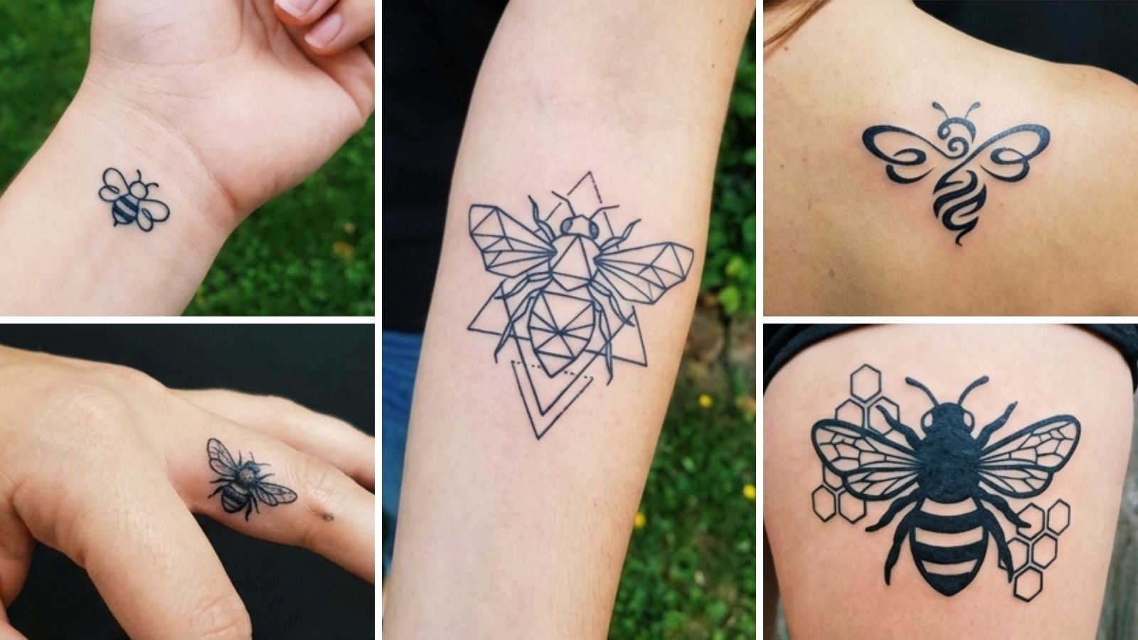 Bee tattoos: meaning, ideas and where to get it done - Temporalis