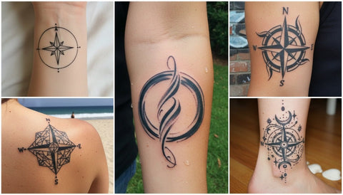 Compass tattoo meaning — the styles, the rose, and the one to avoid - Temporalis