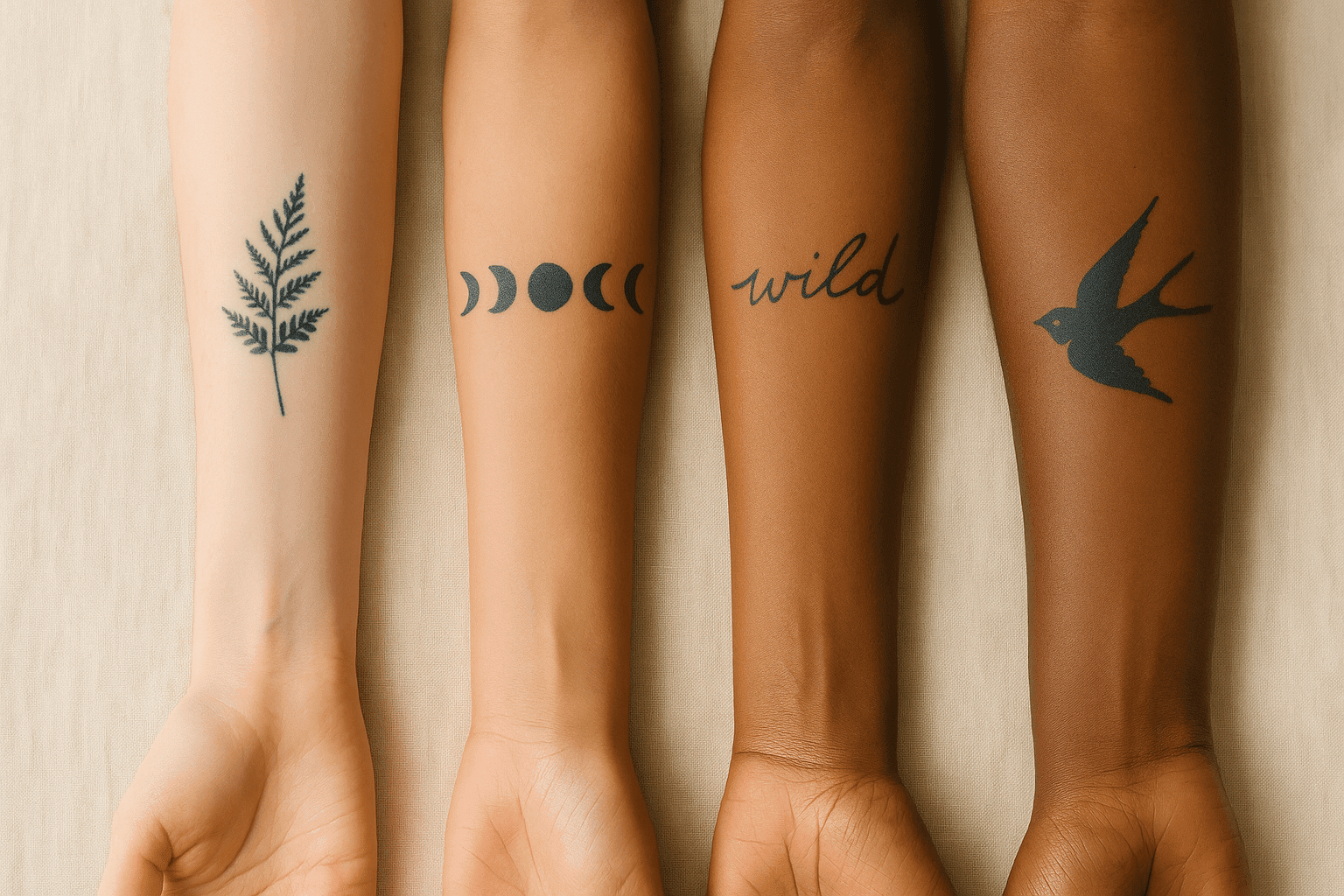 Jagua tattoos on different skin tones: what to expect - Temporalis