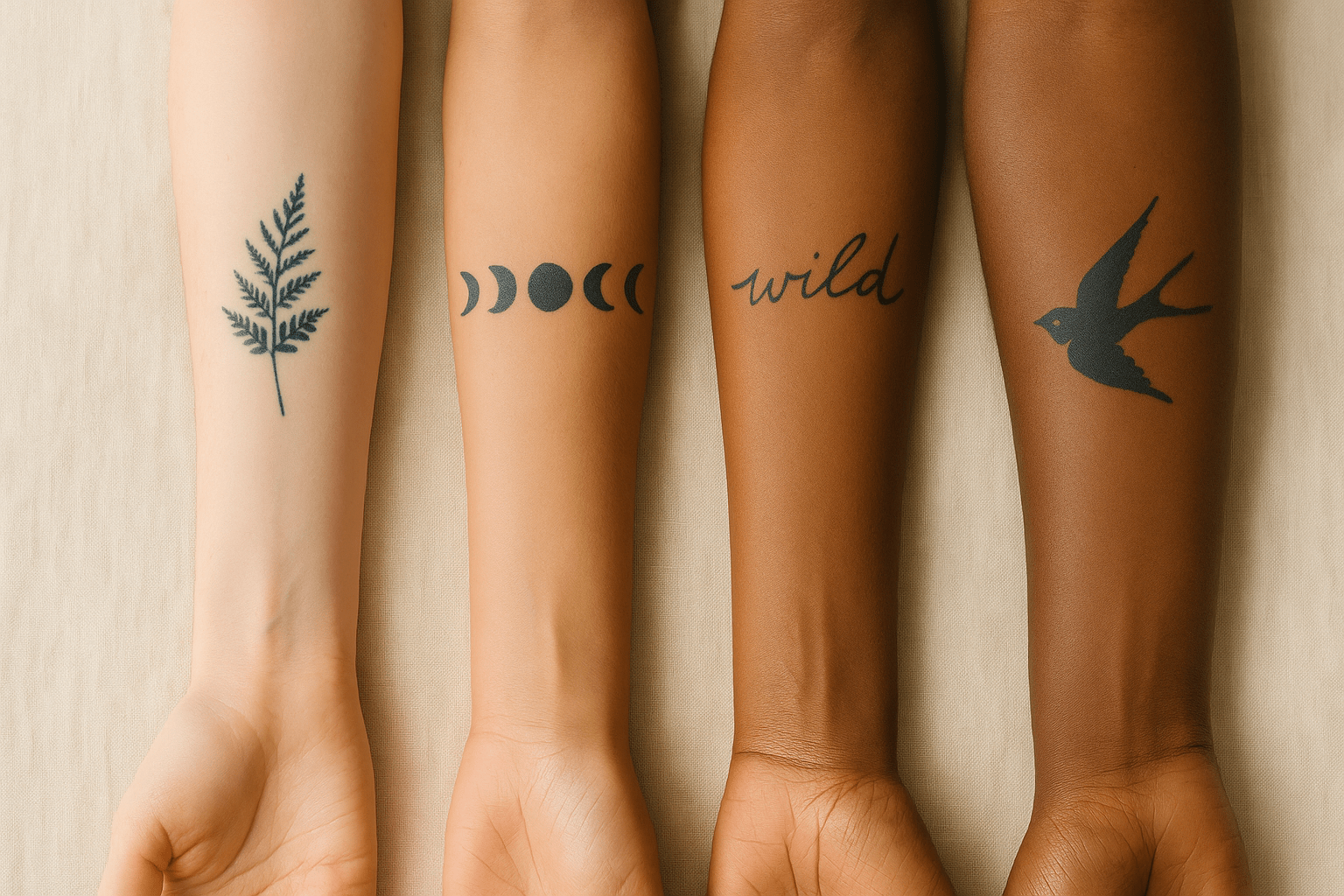 Jagua tattoos on different skin tones: what to expect - Temporalis