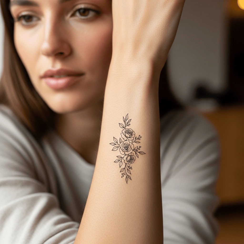 Fine line tattoos - Temporalis