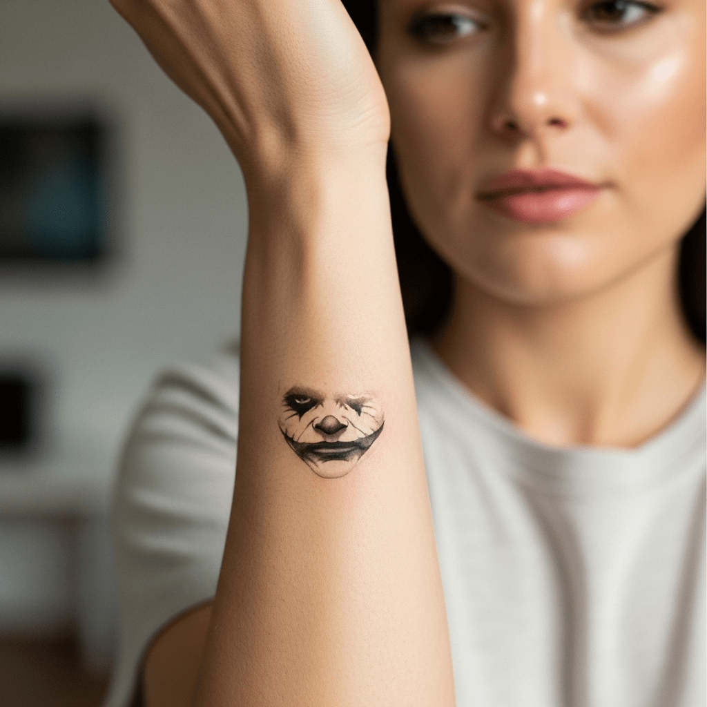 Joker-tatueringar - Temporalis