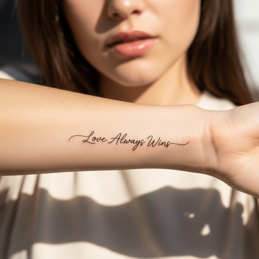 Bokstäver tatueringar - Temporalis