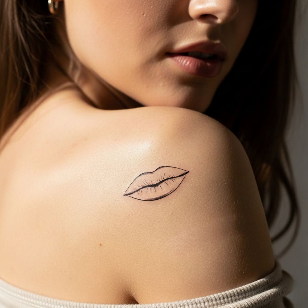 Läpptatueringar - Temporalis