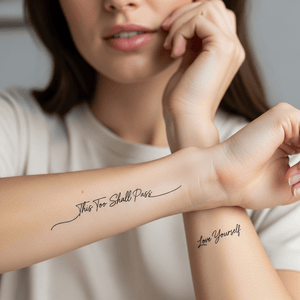 Fertige Spruch-Designs in Jagua-Tinte aus dem Temporalis-Shop