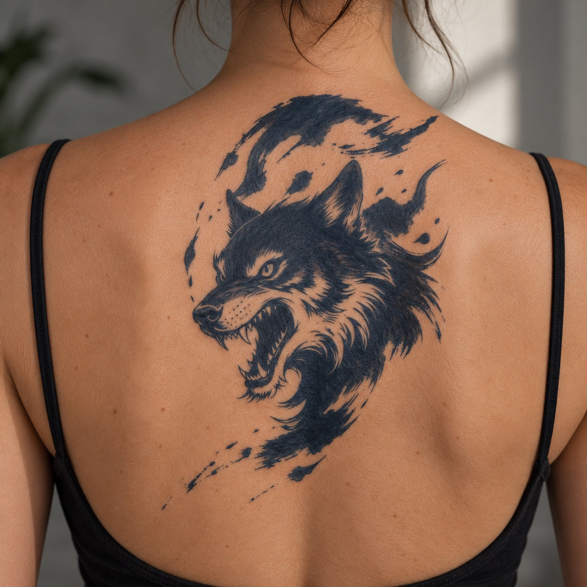 Wolf Half Sleeve Tattoo