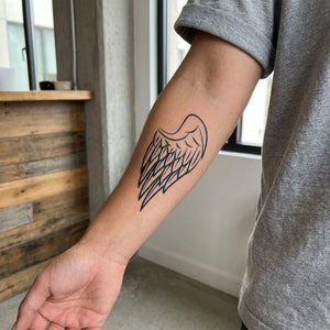 Angel Wing Tattoo - 1 | Temporalis