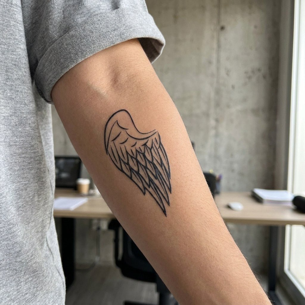 Angel Wing Tattoo - 1 | Temporalis