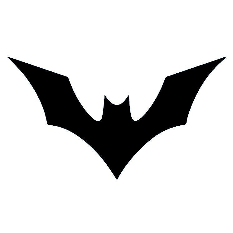 Bat silhouette temporary tattoo - 2 | Temporalis