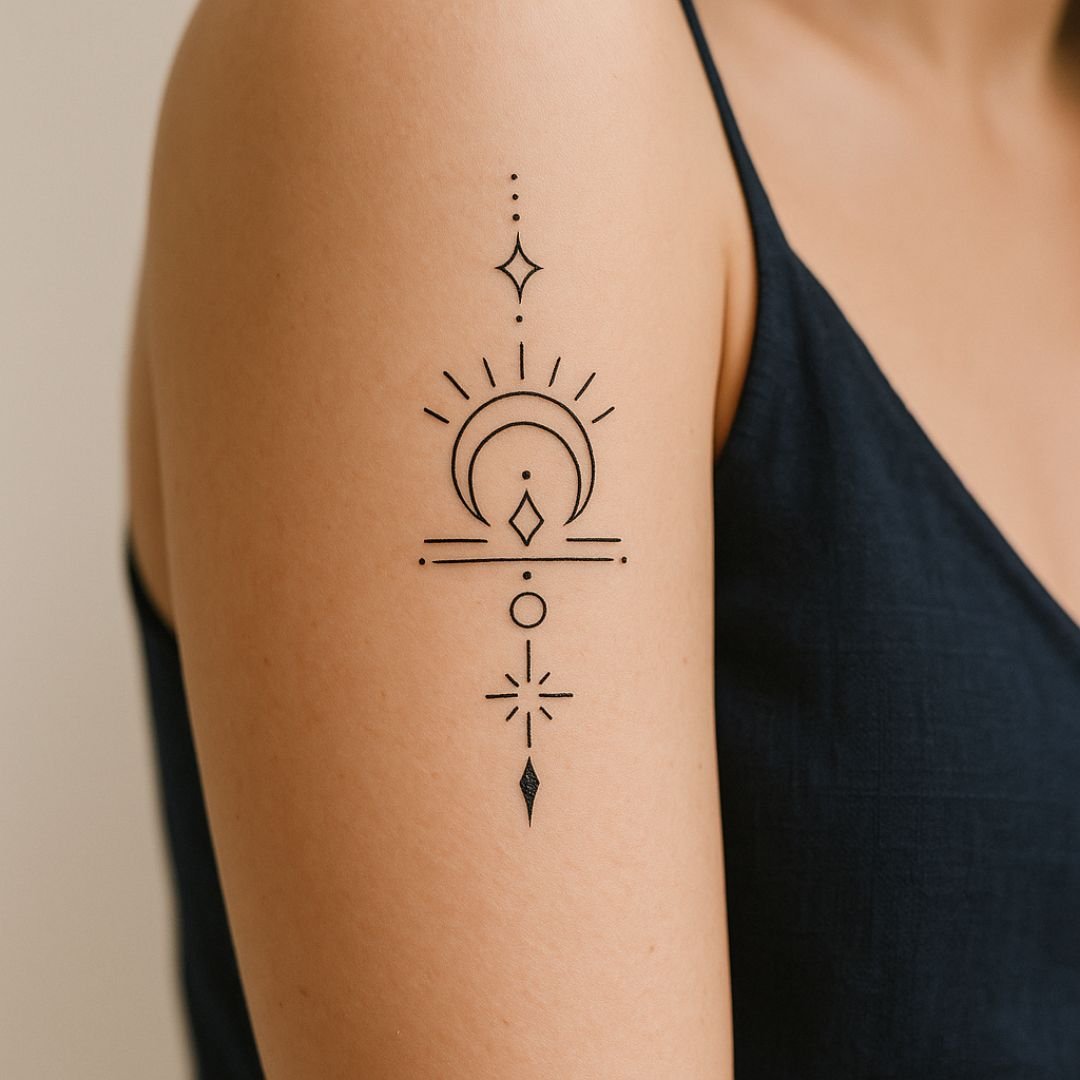 Tatuaggio SEGNO ZODIACALE - Temporalis® | Tatuaggi Temporanei Uomo Donna, Tatuaggi Finti Vegani E Waterproof - Certificato UE - Dura 1-2 Settimane [ Tattoo Capricorno – XS