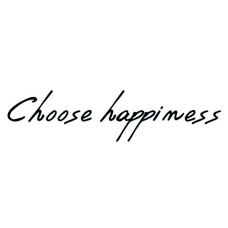 “Choose Happiness” Temporary Tattoo in Script - 2 | Temporalis