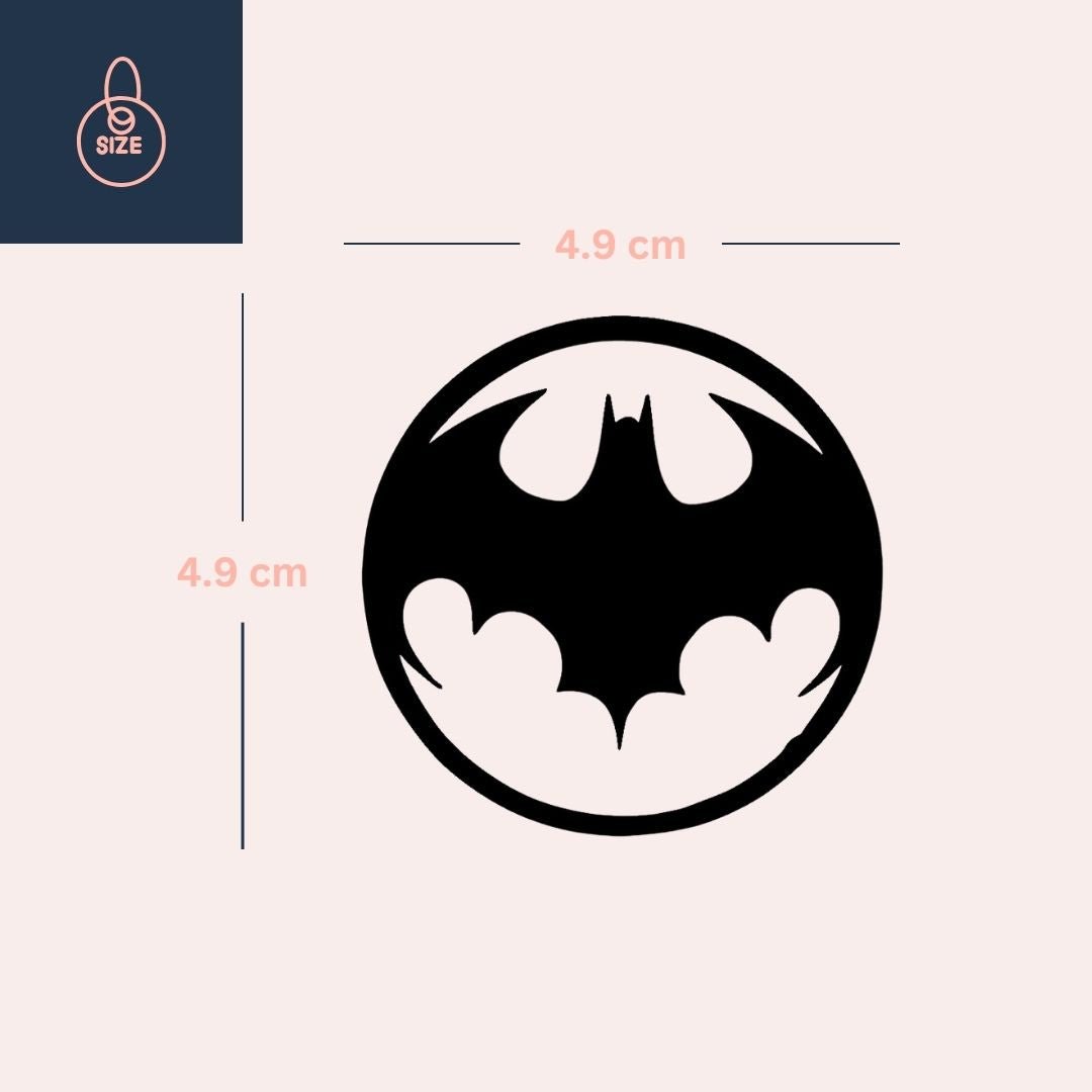 Tatuagem Batman Bat-Signal | Temporalis, image size:1080x1080