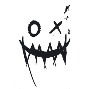 Creepy Joker Smile Tattoo - 2 | Temporalis