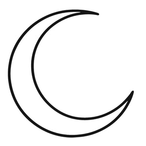 Crescent Moon Tattoo - 2 | Temporalis