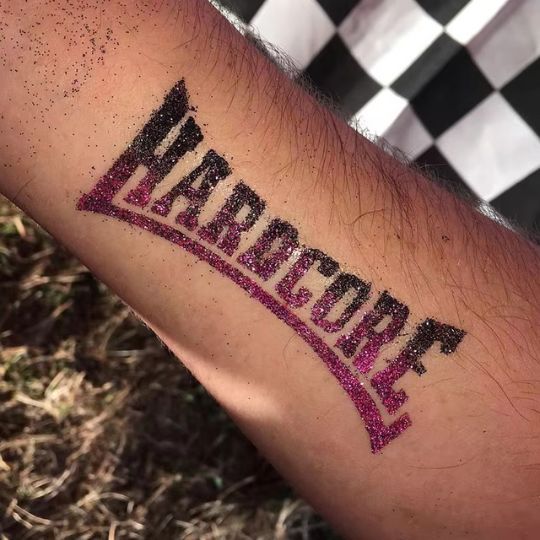 Glitzer-Tattoo nach Wunsch