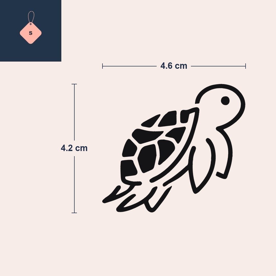 Cute Sea Turtle Tattoo - 4 | Temporalis