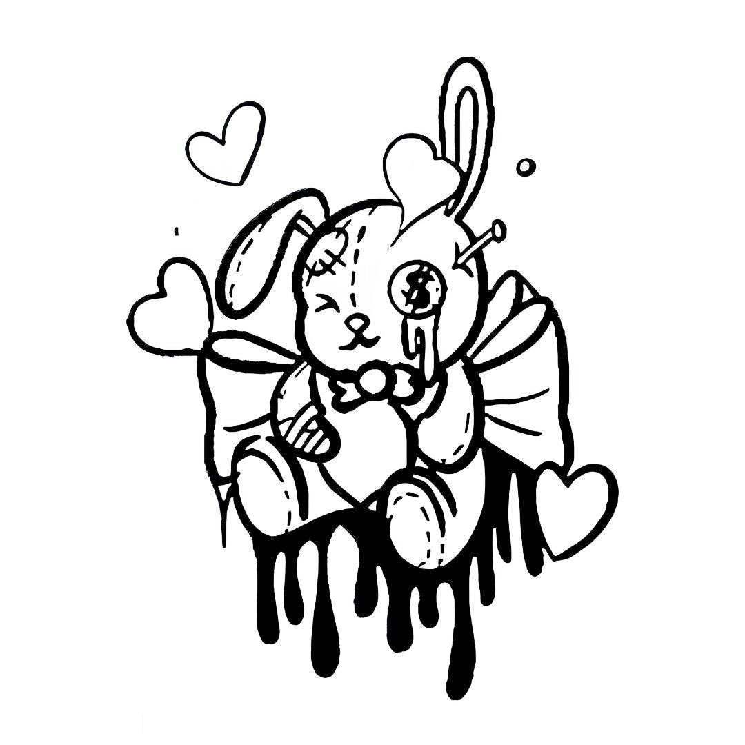 Dark Bunny Doll Tattoo - 2 | Temporalis