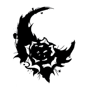 Dark Moon Rose Tattoo - 2 | Temporalis