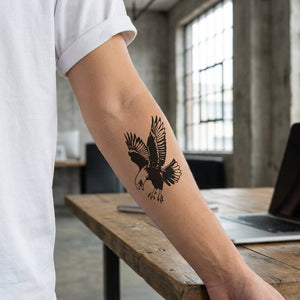 Diving Eagle Tattoo - 1 | Temporalis