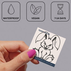 Evil Bunny Tattoo - 3 | Temporalis