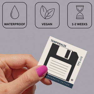 Floppy disk temporary tattoo - 3 | Temporalis